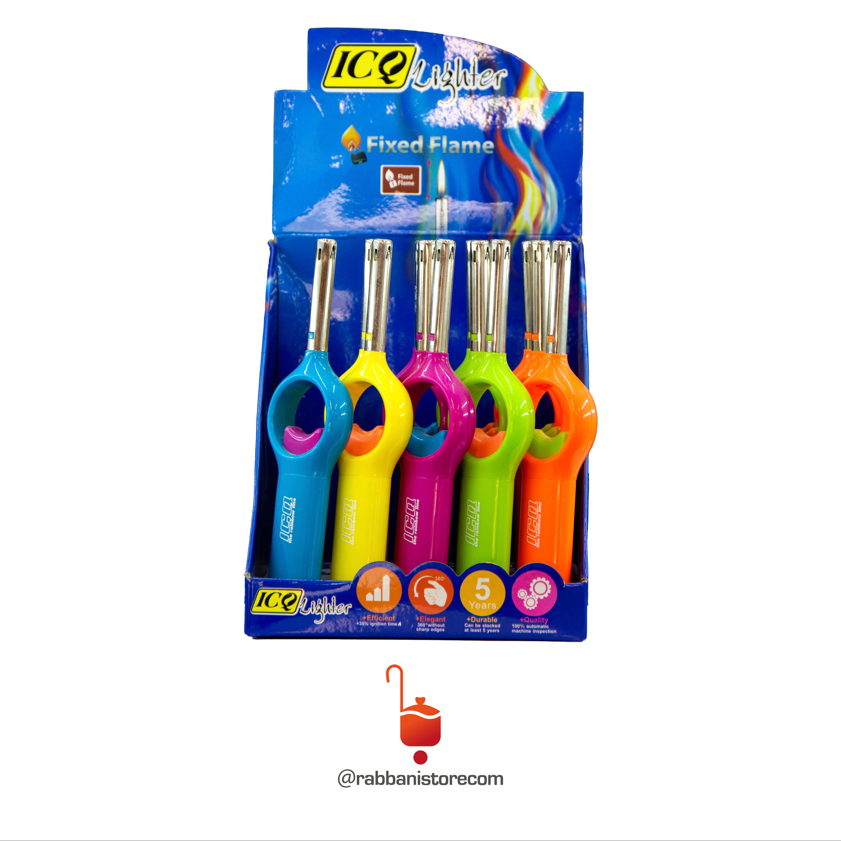 فندک حلقه ای آی سی کیو در رنگ های مختلف