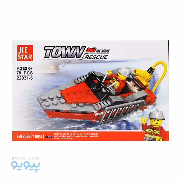لگو ساختنی جت آتشنشانی کد 5-22031