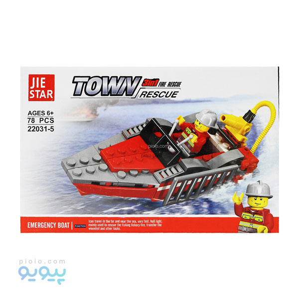 لگو ساختنی جت آتشنشانی کد 5-22031