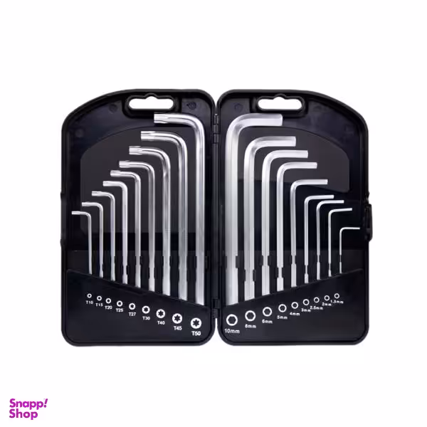 مجموعه 18 عددی آچار آلن و ستاره ای رونیکس مدل RON-2051