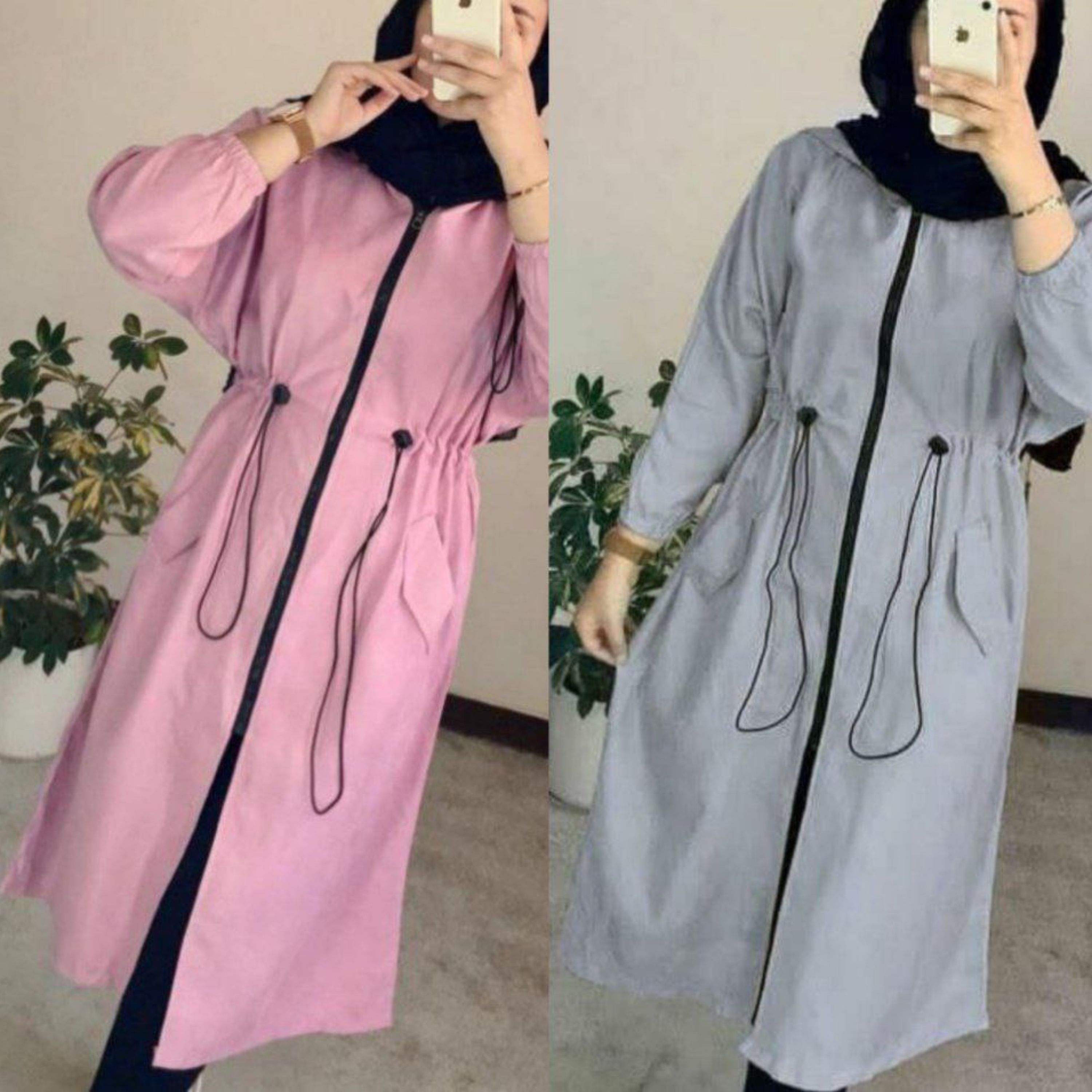 مانتو کلاهدار میکرو کجراه