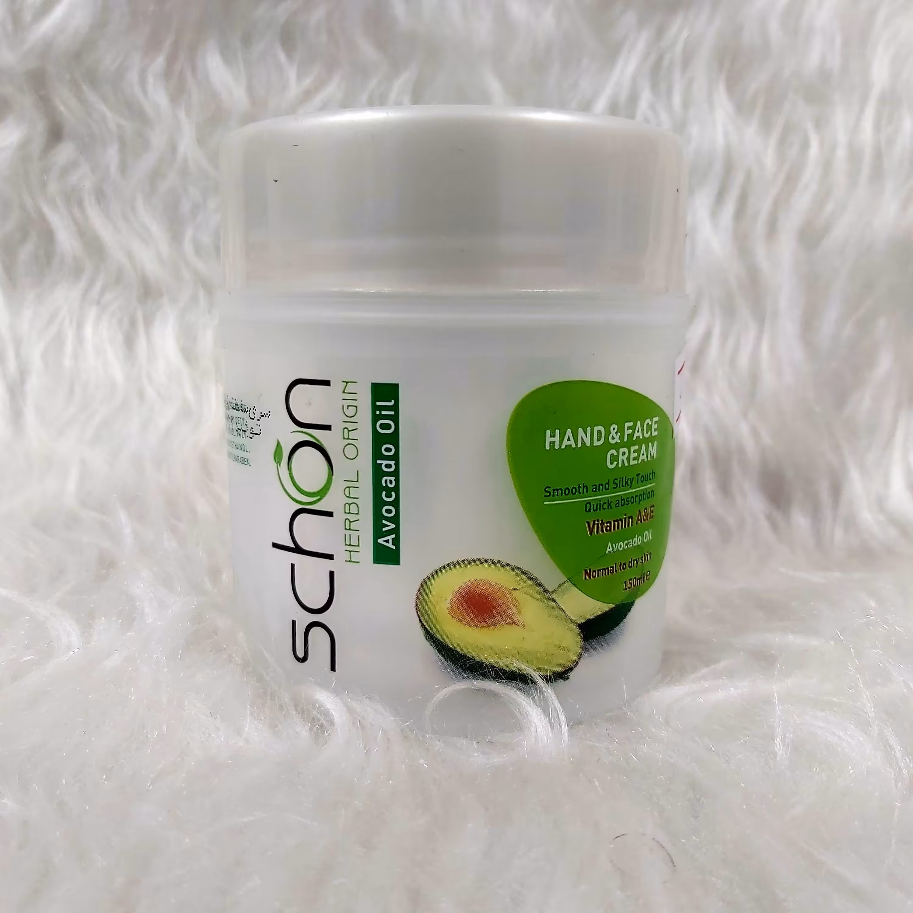کرم دست و صورت حاوی روغن آووکادو شون