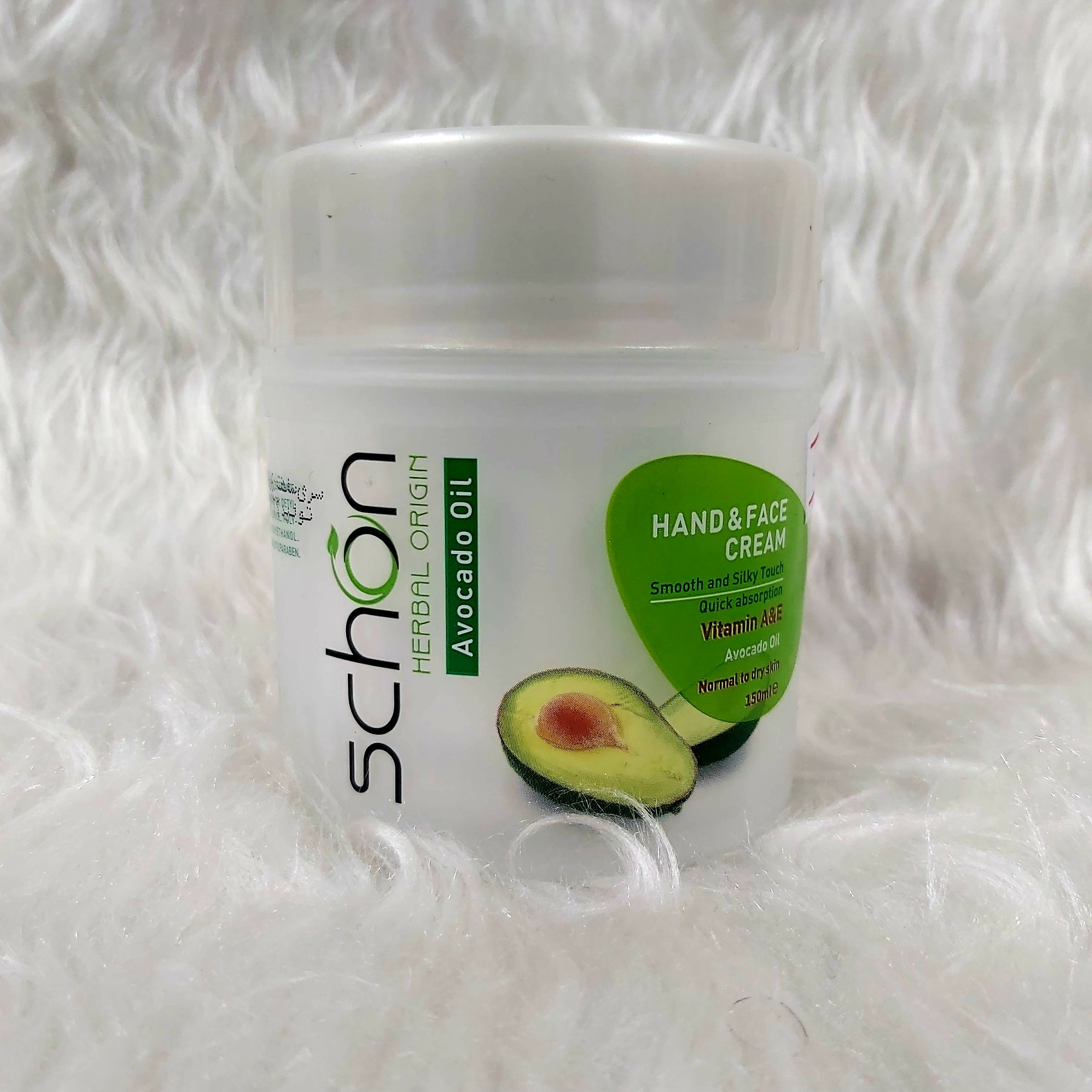 کرم دست و صورت حاوی روغن آووکادو شون