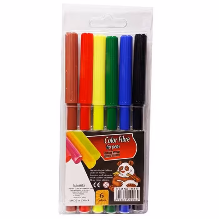 ماژیک رنگ آمیزی 6 رنگ