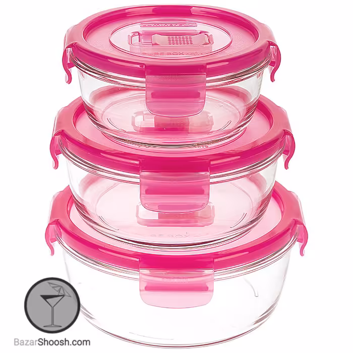 ظرف نگهدارنده 3تکه گرد لومینارک