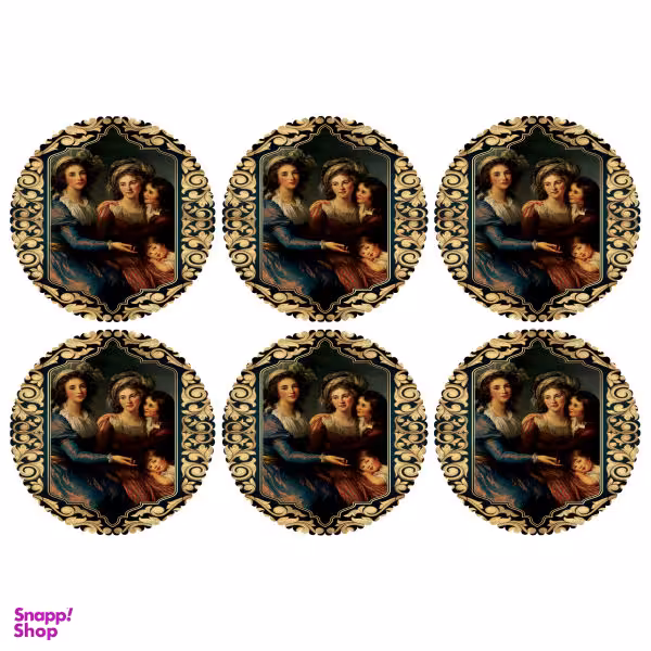 زیربشقابی مدل U2-42152 بسته 6 عددی