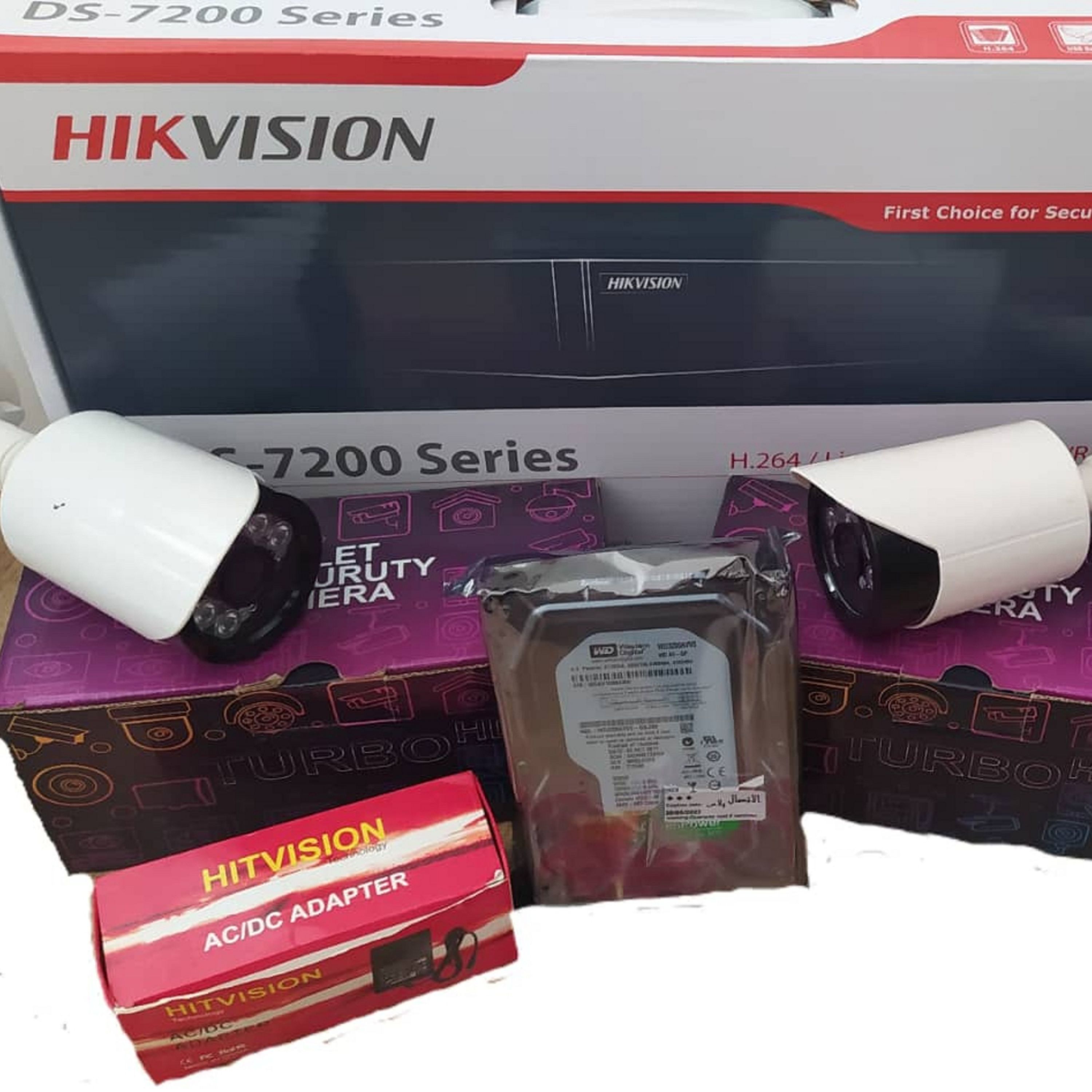 دوربین مداربسته با دی وی آر و هارد dvr