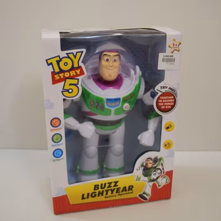 اسباب بازی شخصیت کارتونی بازلایتیرBuzz Lightyear 5 جعبه دار بال دار