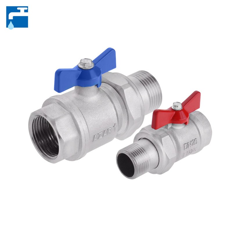 شیر مهره ماسوره دار دسته پروانه ای آذران 128 سایز سه چهارم کارتن60عددی