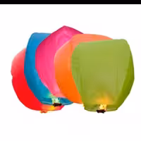 بالن آرزو اصلی کاغذی پک 50 عددی چینی بالون آرزو (پس کرایه)