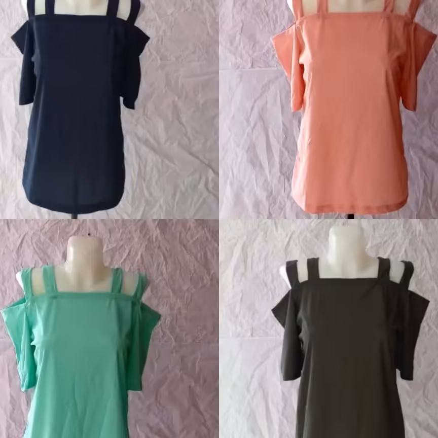 شومیز سرشانه بندی زیبا