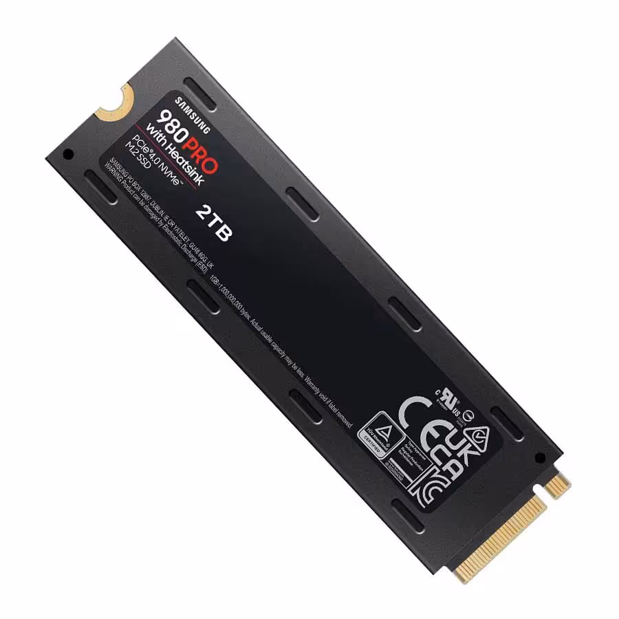 قیمت و خرید اس اس دی 2 ترابایت سامسونگ مدل Samsung 980 PRO Heatsink PCIe 4.0 NVMe M.2 2280 | یاس ارتباط