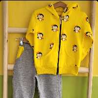 سویشرت شلوار ست خواهر برادری طرح زیبای پنگوئن 000 