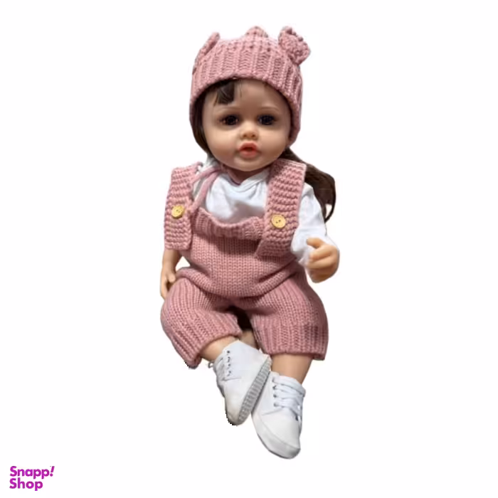 عروسک ریبون طرح لباس بافت سایز 55 سانتی متر