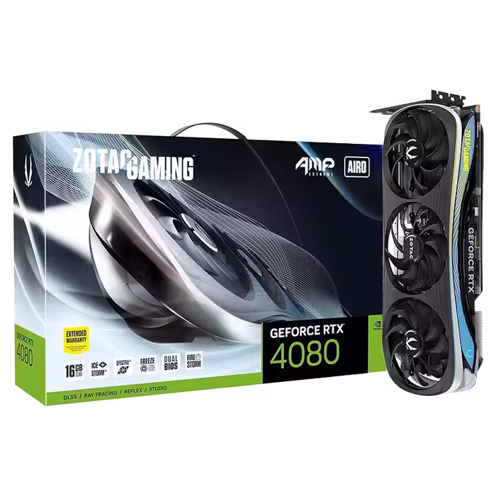 کارت گرافیک ZOTAC Gaming RTX 4080 AMP Extreme AIRO 16GB | آی تی هوم