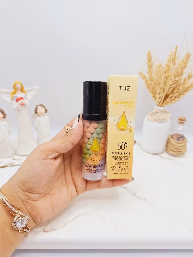 پرایمر سه رنگ جادویی با Spf50 برند Tuz کد0680