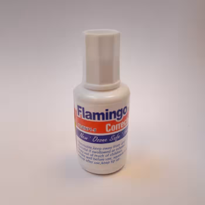 لاک غلط گیر فرچه ای فلامینگو حجم 12 میلی لیتر