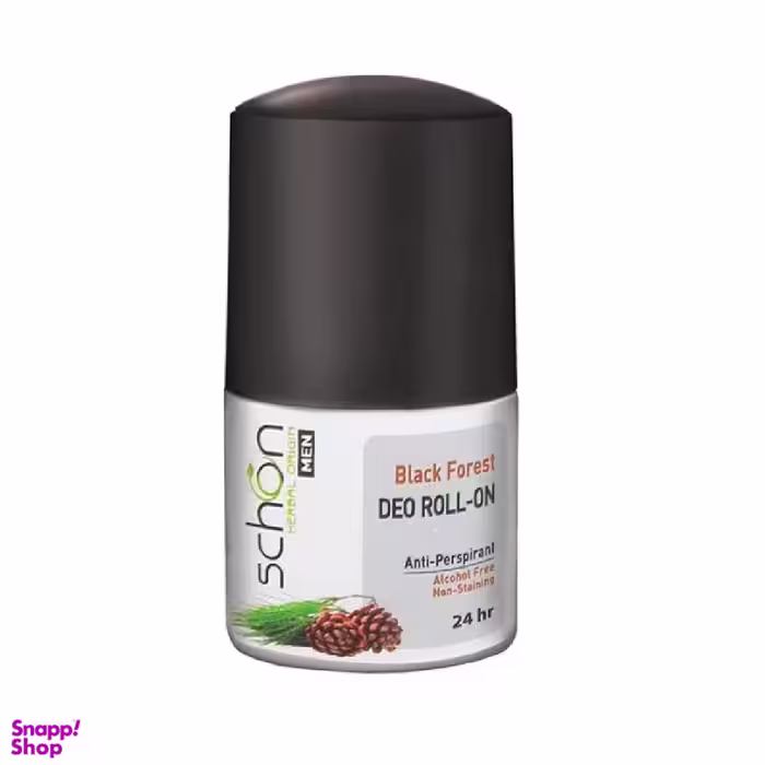 رول ضد تعریق مردانه شون (Schon) مدل 24 ساعته Black Forest حجم 60 میلی لیتر