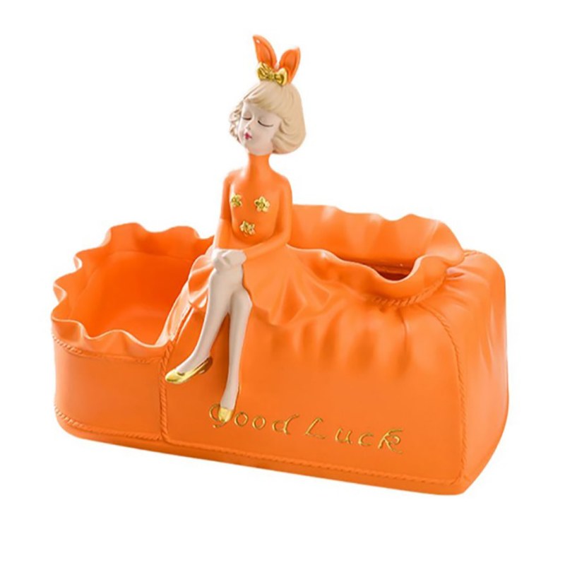 جا دستمال کاغذی و کنترلی  مدل دختر مهربان 1