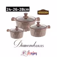 سرویس قابلمه 6 پارچه گرانیتی مدل Zio 8170-28