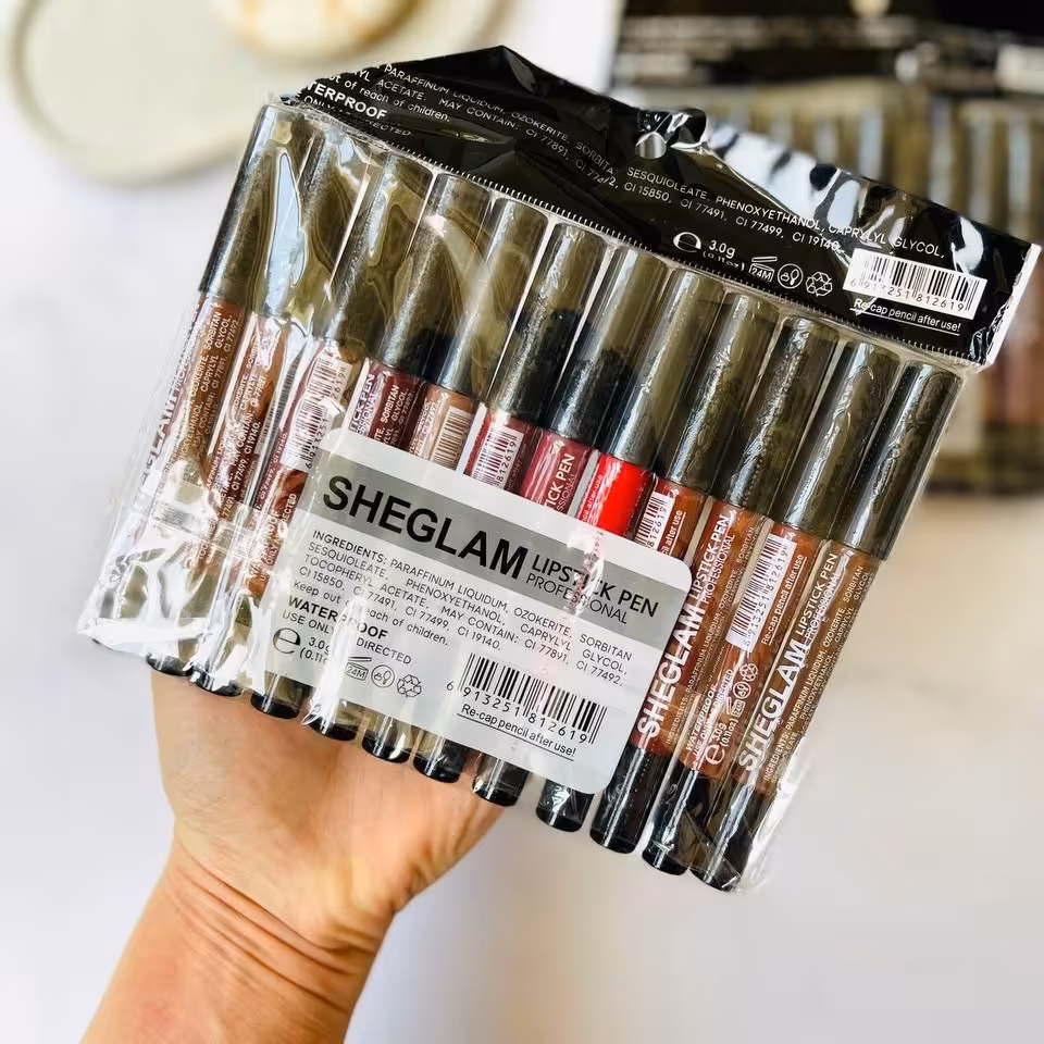 پک 12تایی رژلب مدادی شمعی شیگلم