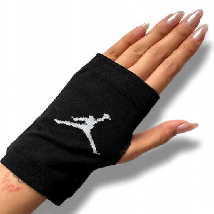 دستکش جردن مشکی نخ پنبه فری سایز