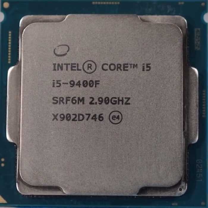 پردازنده تری اینتل مدل Core i5-9400F با فرکانس 2.9 گیگاهرتز