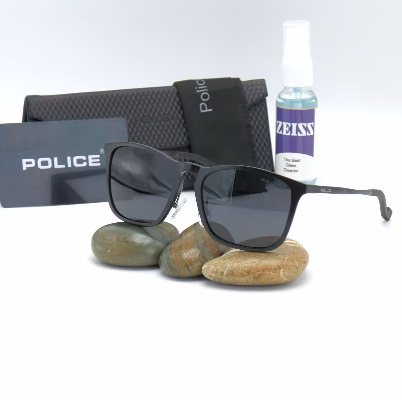 عینک آفتابی ویفرر آلومنیومی مردانه پلیس UV400 دسته فنر POLICE