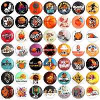 مگنت خندالو طرح بسکتبال Basketball کد 106 مجموعه 50 عددی