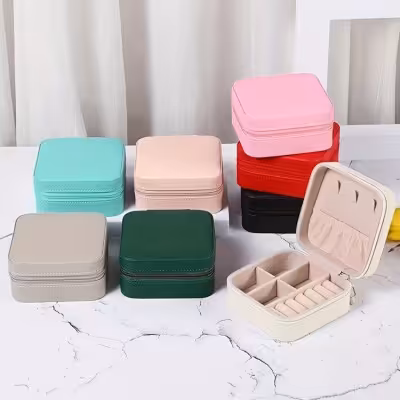 جعبه جواهرات کیف چرمی فانتزی