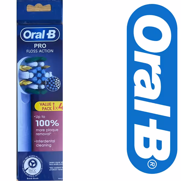 سری یدک مسواک برقی اورال بی Oral B مدل Pro Floss Action بسته 4 عددی