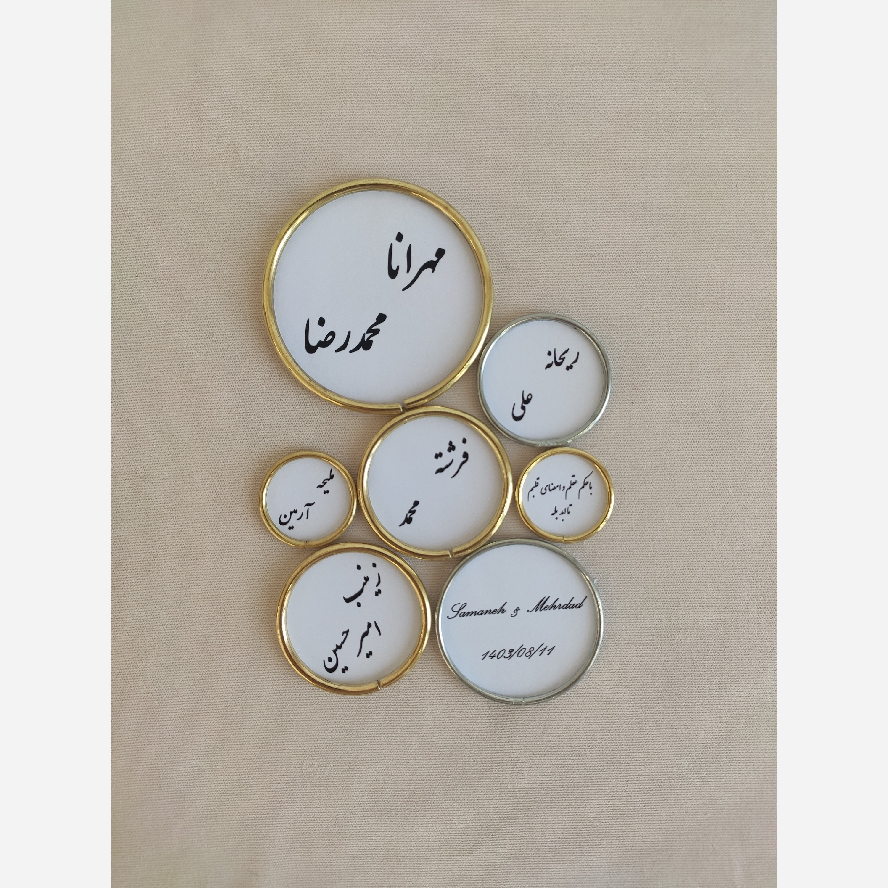 تگ اسم جداگانه برای خودکار یا دفتر