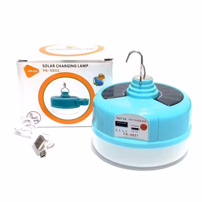 چراغ چادری شارژی خورشیدی OKGO مدل FA-5831