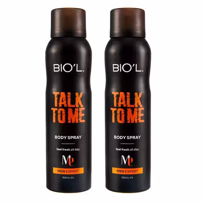 اسپری بدن مردانه بیول مدل TALK TO ME حجم 150 میلی لیتر بسته 2 عددی