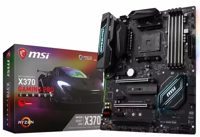 مادربرد ام اس آی مدل ایکس 370 گیمینگ پرو کربن سوکت AMD