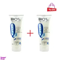 ژل مو بیول (Biol) مدل Aqua Hold حجم 200 میلی‌ لیتر مجموعه 2 عددی