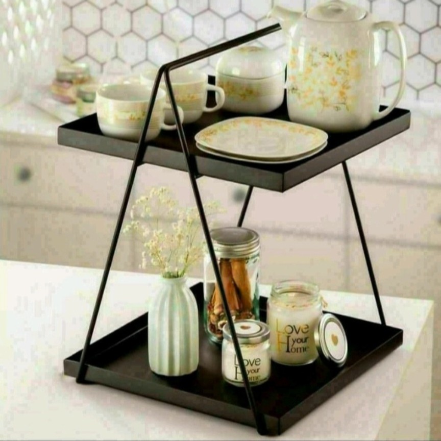 استند فلزی دو طبقه