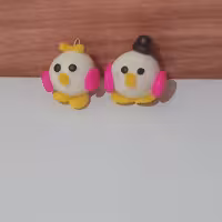 جا سویچی طرح جوجه دختر و پسر.    