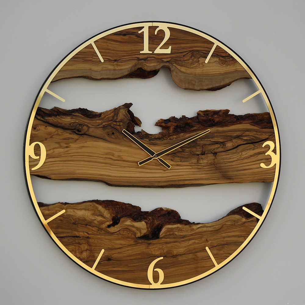 ساعت دیواری چوبی