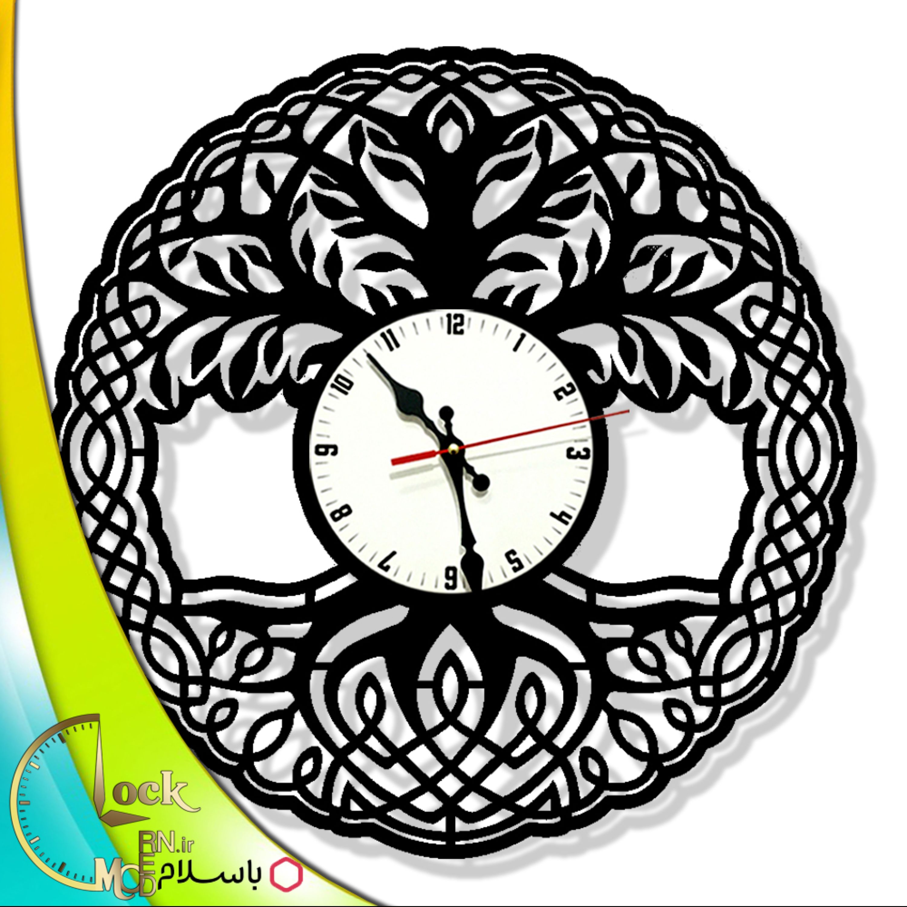 ساعت دیواری طرح فانتزی کد 840