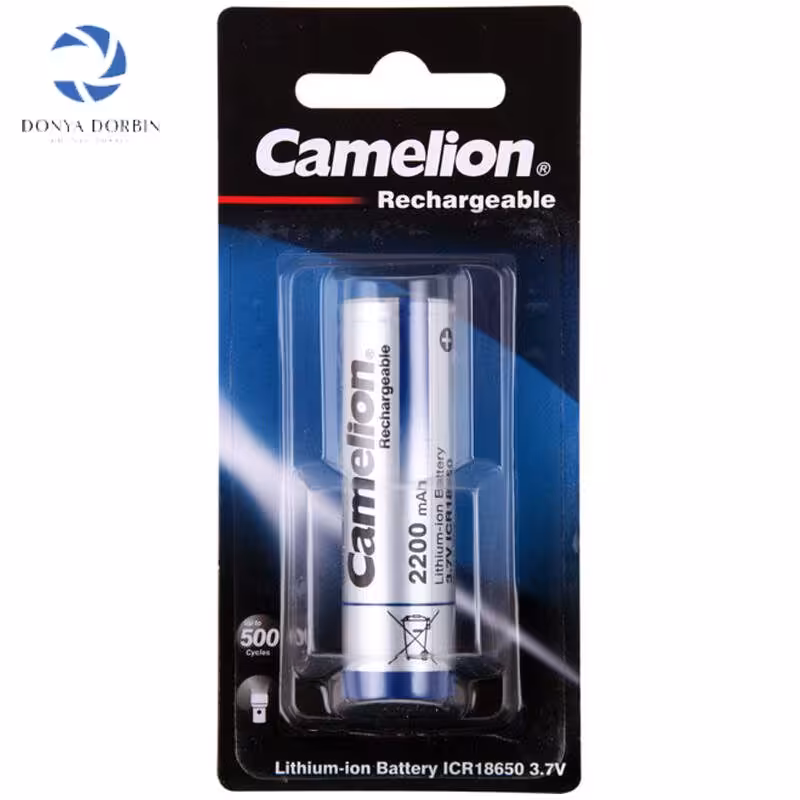 باطری لیتیوم-یون قابل شارژ کملیون ICR-18650 ظرفیت 2200 میلی آمپرساعت