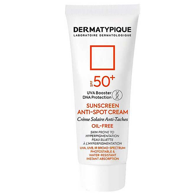 ضد آفتاب روشن کننده و ضد لک +SPF50 درماتیپیک 40 میل