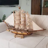 ماکت کشتی چوبی بادبانی  جنگی مدل ( cruiser 2 (پس کرایه)