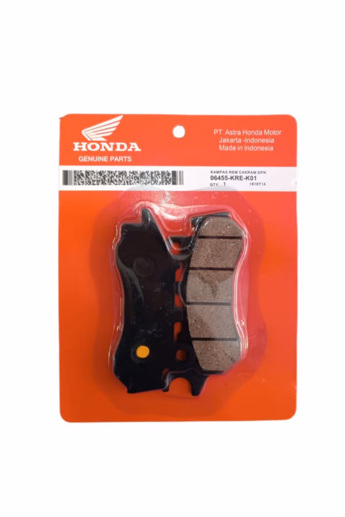 تجهیزات ترمز موتورسیکلت PCX 125 2018 2020 پد پیش Honda