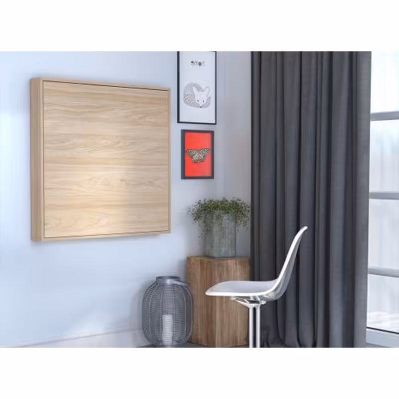 میز تحریر تاشو دیواری مربعی-k43