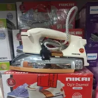 اتو نیکایی اصل نوع اتو   خشک وزن سنگین  1200 وات سیستم قطع خودکارقابلیت تنظیم دما  رنگ سفید جنس کفه سرامیک (پس کرایه)