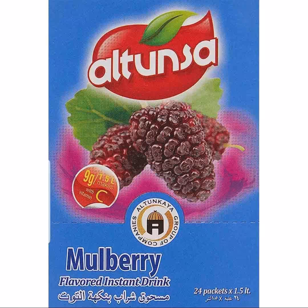پودر شربت التونسا 1.5 لیتری شاه توت Altunsa