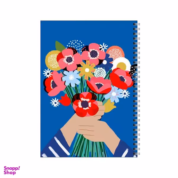 دفتر مشق 80 برگ بامبیلیپ طرح دسته گل کد 4263311