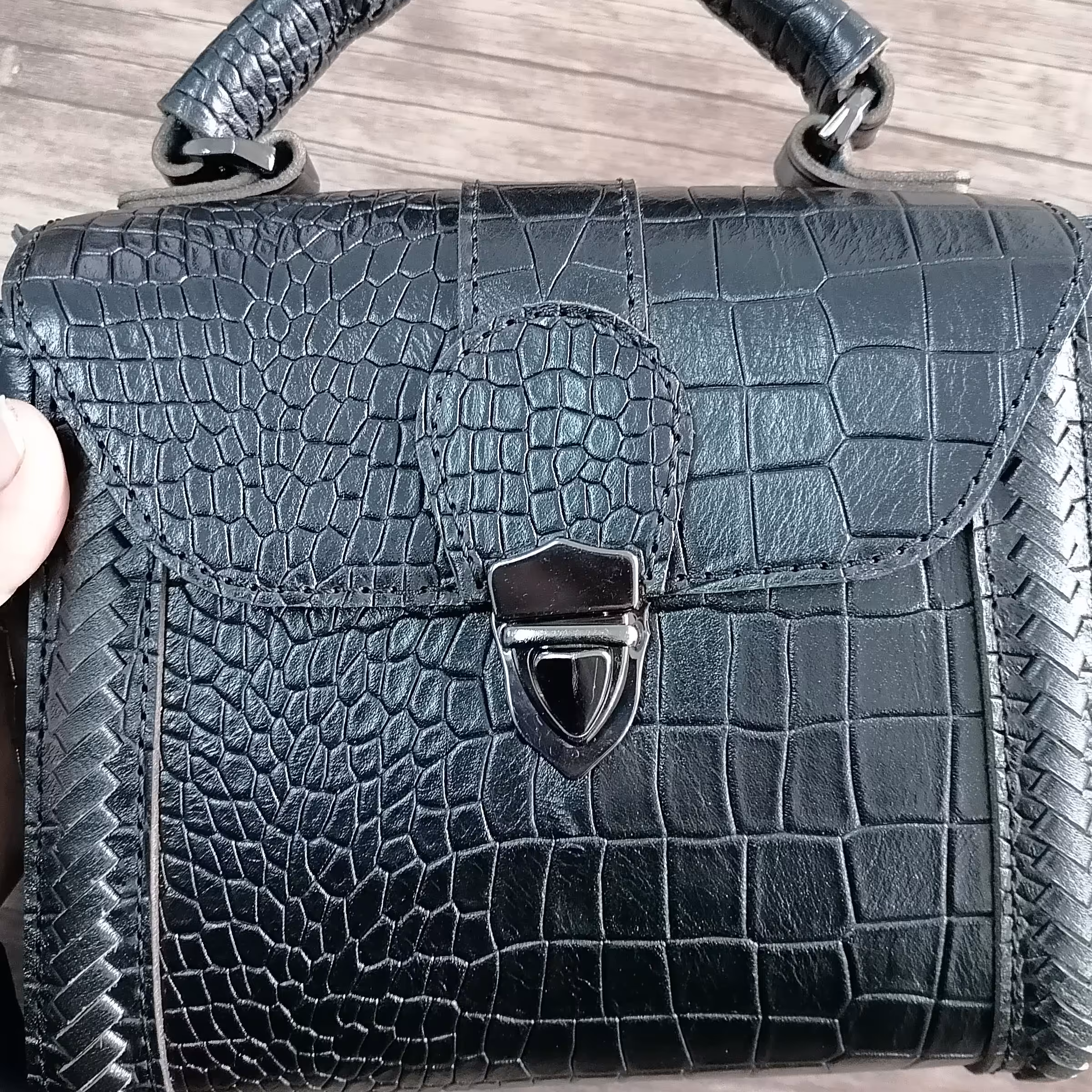 کیف چرم دست دوز  زنانه