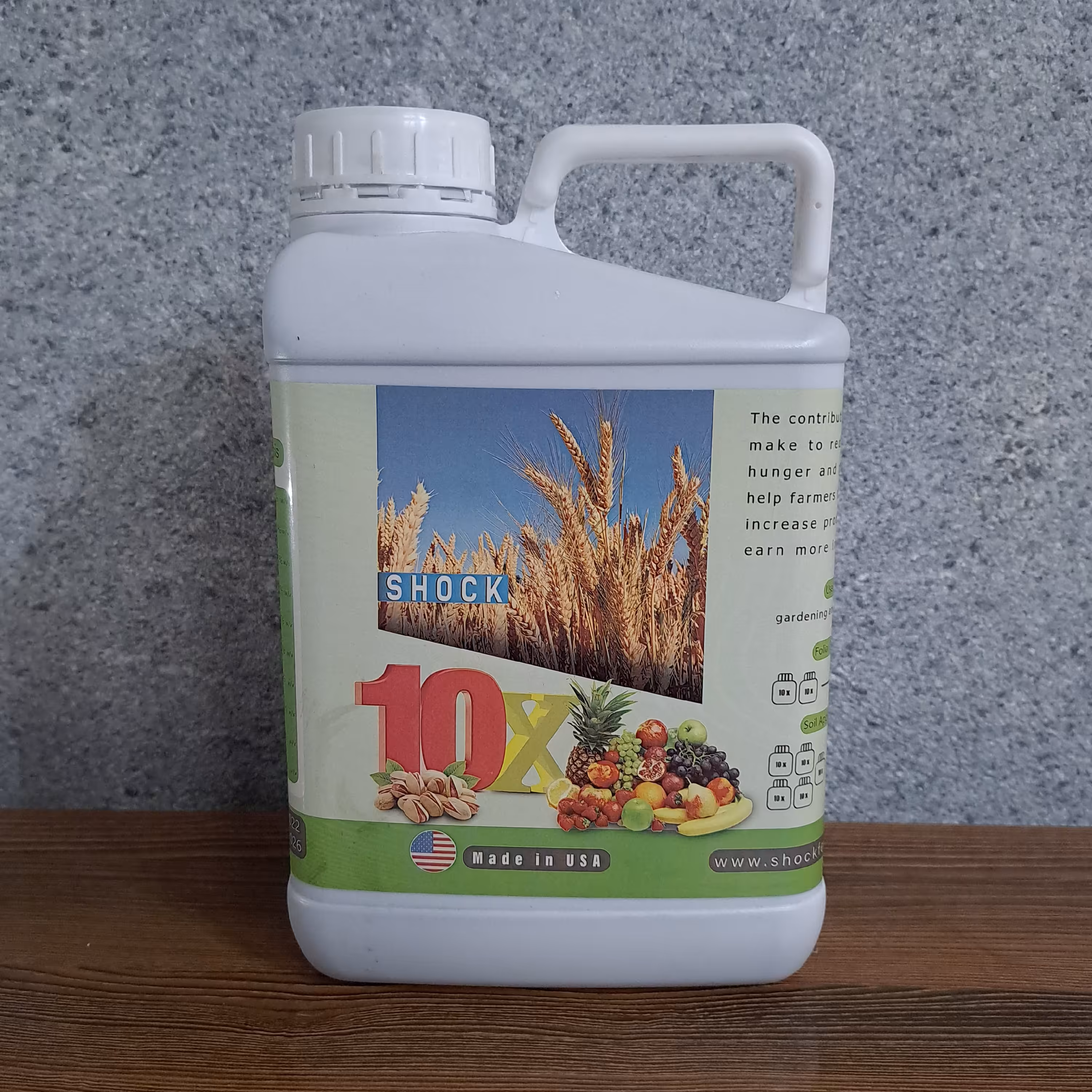 کود کامل 10x شوک آمریکایی اصل مایع 5 لیتری 
